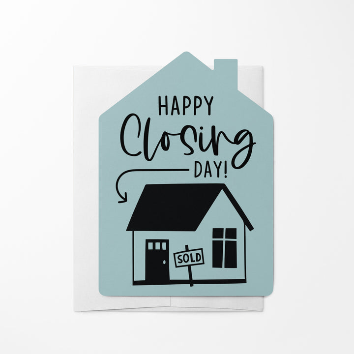 Set of "Happy Closing Day" Real Estate Agent Greeting Cards | Envelopes Included | 34-GC002 Greeting Card Market Dwellings