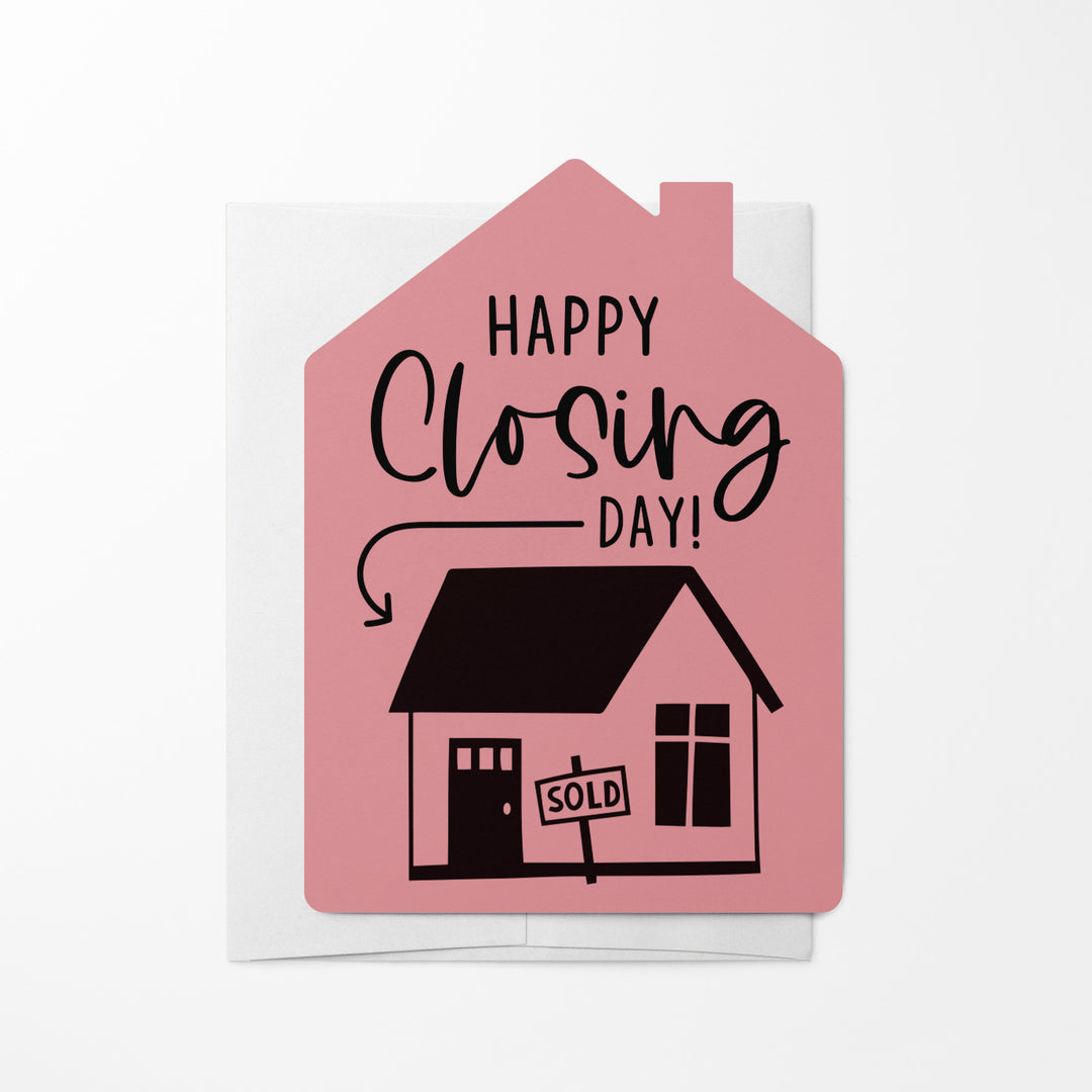 Set of "Happy Closing Day" Real Estate Agent Greeting Cards | Envelopes Included | 34-GC002