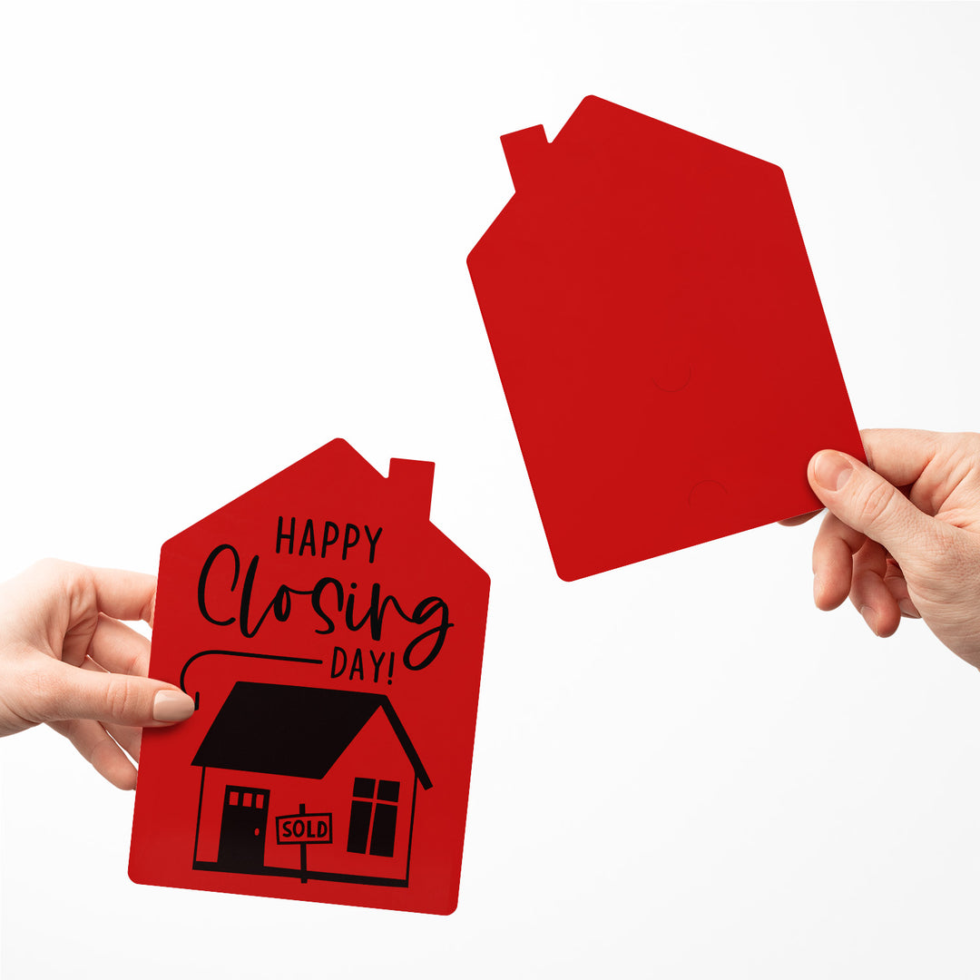 Set of "Happy Closing Day" Real Estate Agent Greeting Cards | Envelopes Included | 34-GC002