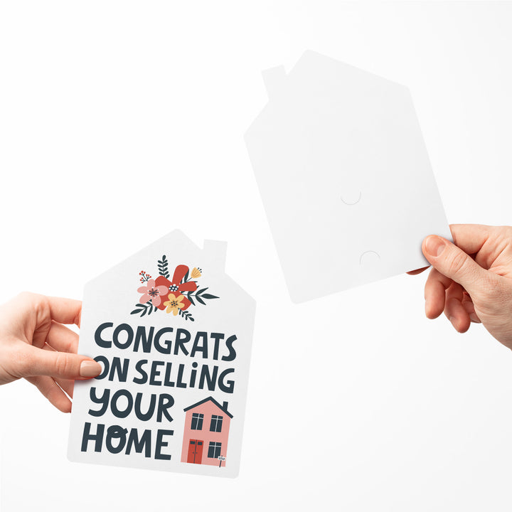 Set of "Congrats on Selling Your Home" Real Estate Agent Greeting Cards | Envelopes Included | 35-GC002 Greeting Card Market Dwellings