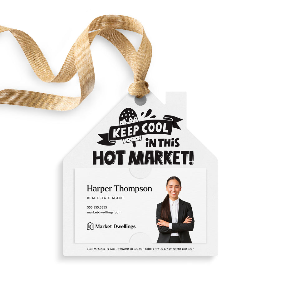 Keep Cool In This Hot Market Real Estate | Gift Tags Gift Tag Market Dwellings WHITE