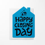 "Happy Closing Day" Real Estate | Real Estate Greeting Cards with Envelopes Greeting Card Market Dwellings