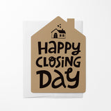 "Happy Closing Day" Real Estate | Real Estate Greeting Cards with Envelopes Greeting Card Market Dwellings