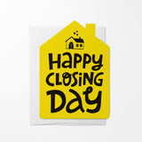"Happy Closing Day" Real Estate | Real Estate Greeting Cards with Envelopes Greeting Card Market Dwellings