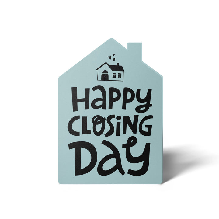 Set of "Happy Closing Day" Real Estate Greeting Cards | Envelopes Included | 36-GC002 Greeting Card Market Dwellings LIGHT BLUE