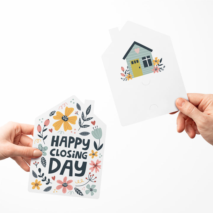 Set of "Happy Closing Day" Real Estate Agent Greeting Cards | Envelopes Included | 37-GC002 Greeting Card Market Dwellings