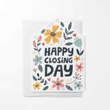 Happy Closing Day Real Estate Agent | Real Estate Greeting Cards with Envelopes Greeting Card Market Dwellings