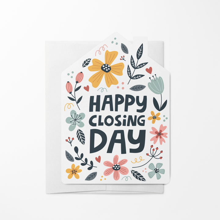 Set of "Happy Closing Day" Real Estate Agent Greeting Cards | Envelopes Included | 37-GC002 Greeting Card Market Dwellings