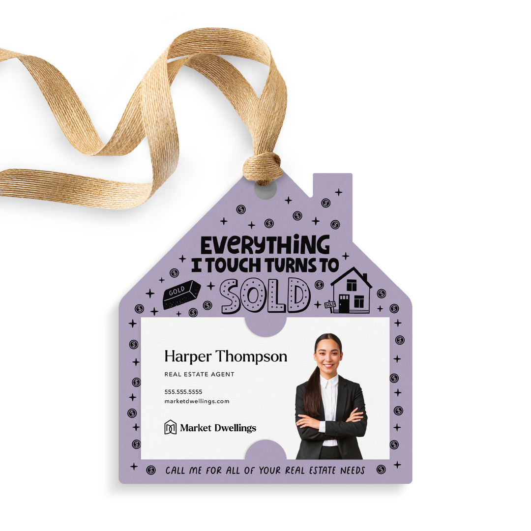 Everything I Touch Turns to Sold | Gift Tags Gift Tag Market Dwellings LIGHT PURPLE