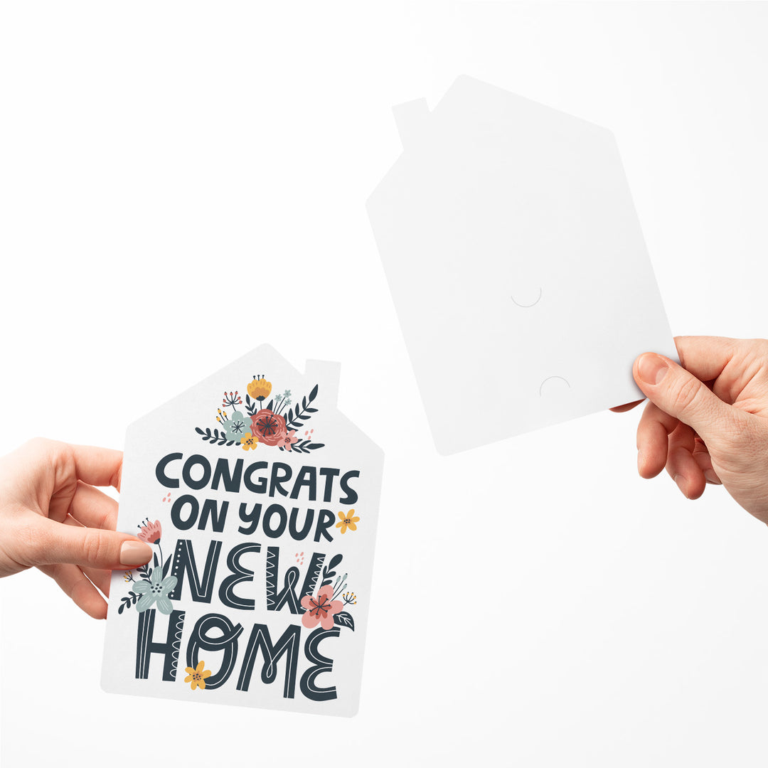 Set of "Congrats on Your New Home" Housewarming Greeting Cards | Envelopes Included | 38-GC002 Greeting Card Market Dwellings