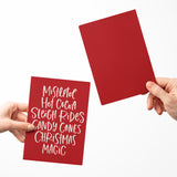 Mistletoe, Hot Cocoa, Sleigh Rides, Candy Canes, Christmas Magic | Greeting Cards with Envelopes Greeting Card Market Dwellings