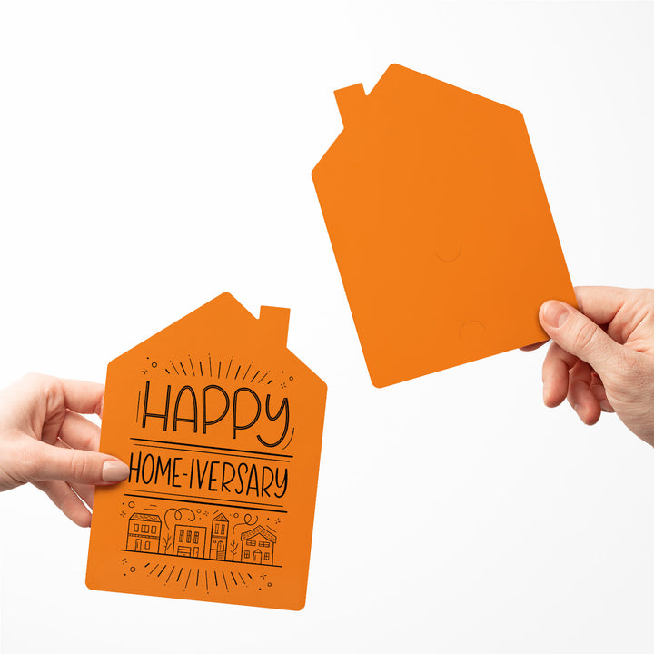 Set of "Happy Home-iversary" Greeting Cards | Envelopes Included | 39-GC002