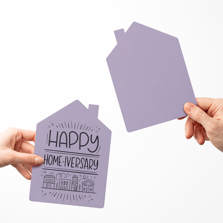 Set of "Happy Home-iversary" Greeting Cards | Envelopes Included | 39-GC002