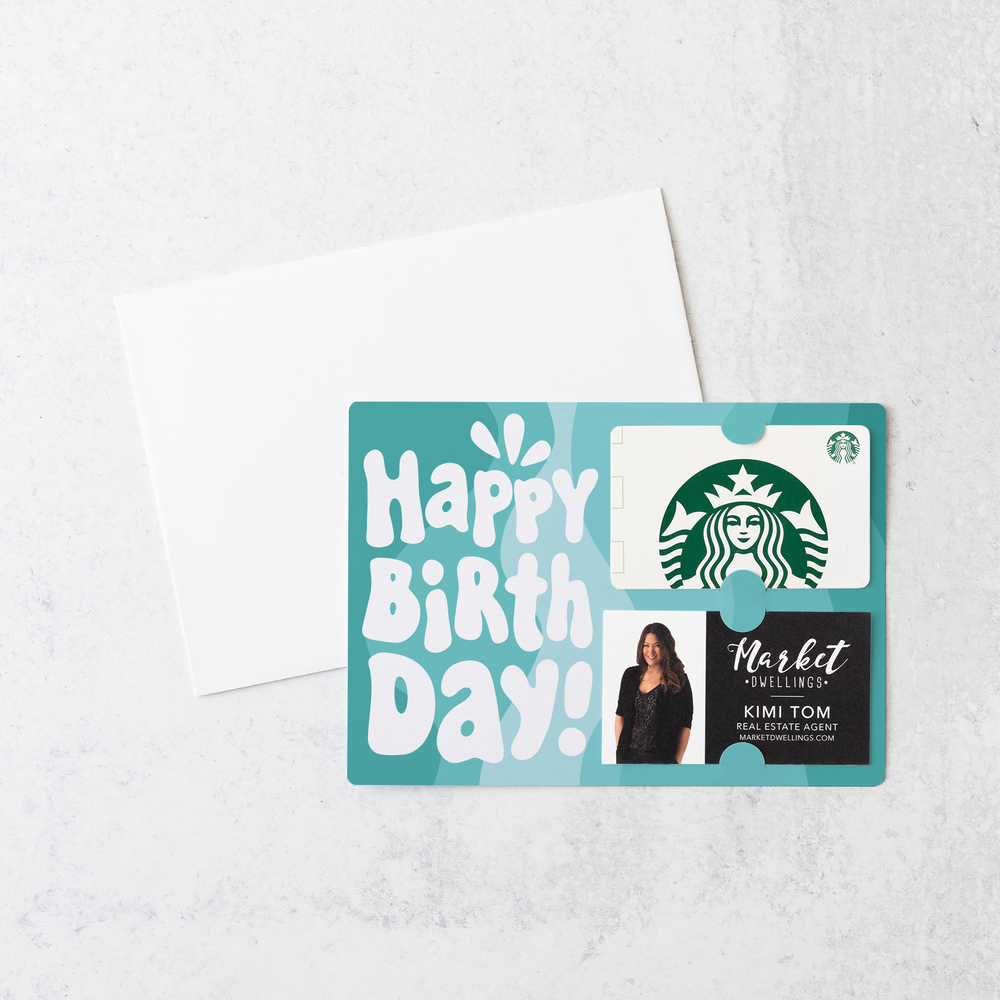 Set of Happy Birthday | Mailers | Envelopes Included | M176-M008 Mailer Market Dwellings   