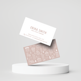 Light Line | Real Estate Business Cards Business Cards Market Dwellings OLD ROSE Square 250