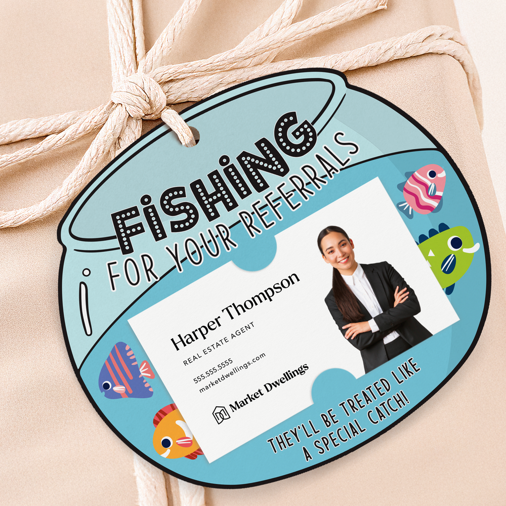 Fishing For Your Referrals | Gift Tags Gift Tag Market Dwellings