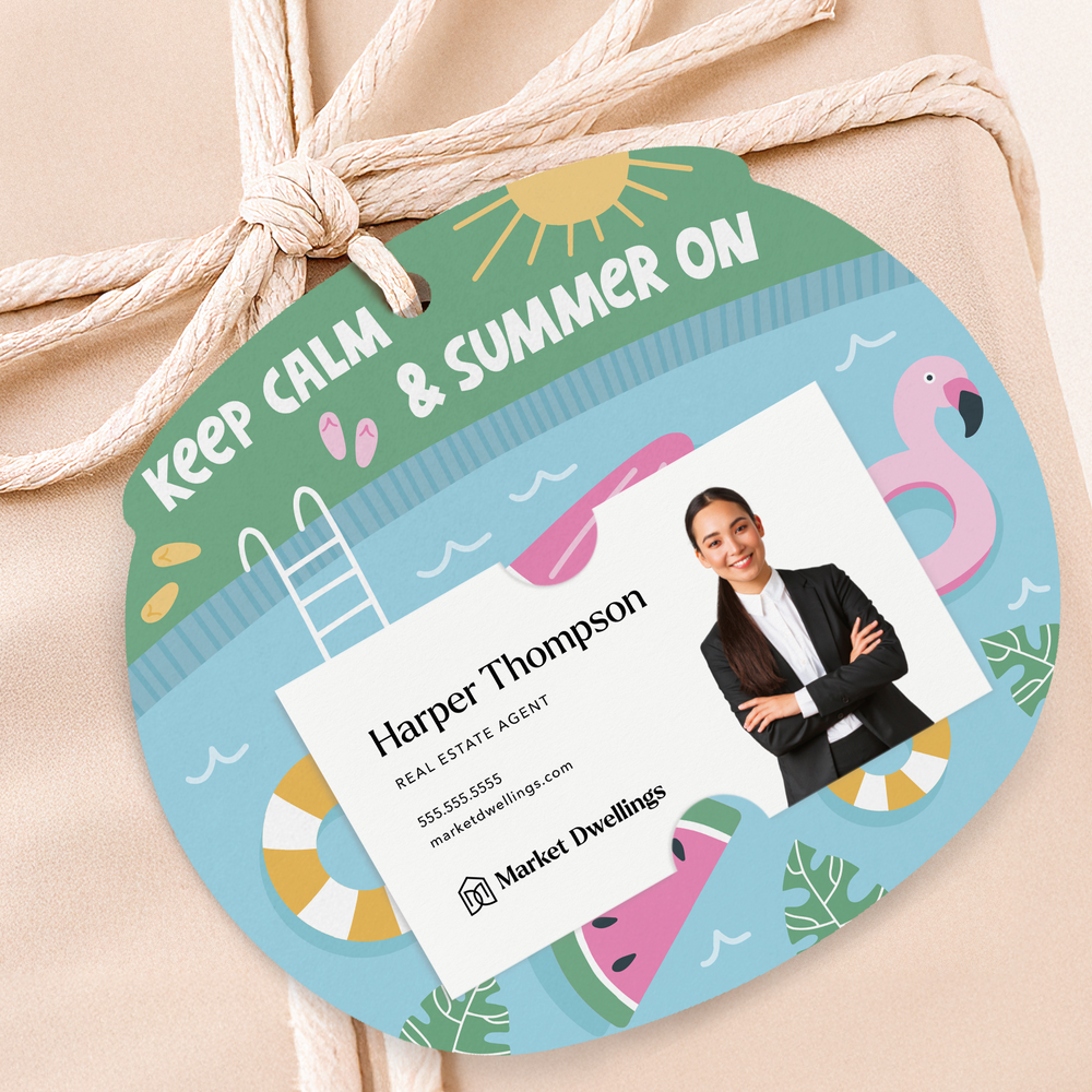 Keep Calm & Summer On | Gift Tags Gift Tag Market Dwellings