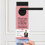 Thank You For Helping Me Grow My Business | Seed Packet Door Hangers Season Door Hanger Market Dwellings