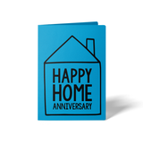 Happy Home Anniversary | Real Estate & Mortgage Greeting Cards with Envelopes Greeting Card Market Dwellings