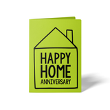 Happy Home Anniversary | Real Estate & Mortgage Greeting Cards with Envelopes Greeting Card Market Dwellings
