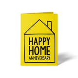 Happy Home Anniversary | Real Estate & Mortgage Greeting Cards with Envelopes Greeting Card Market Dwellings LEMON 10