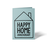 Happy Home Anniversary | Real Estate & Mortgage Greeting Cards with Envelopes Greeting Card Market Dwellings