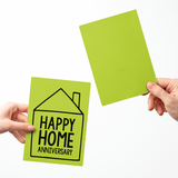 Happy Home Anniversary | Real Estate & Mortgage Greeting Cards with Envelopes Greeting Card Market Dwellings