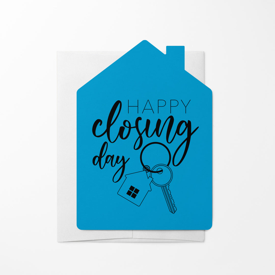 Set of Happy Closing Day Real Estate Agent Greeting Cards | Envelopes Included | 4-GC002 Greeting Card Market Dwellings