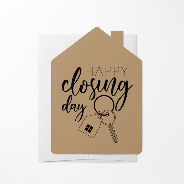 Set of Happy Closing Day Real Estate Agent Greeting Cards | Envelopes Included | 4-GC002 Greeting Card Market Dwellings