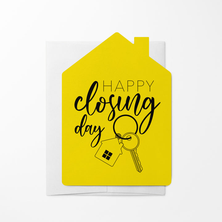 Set of Happy Closing Day Real Estate Agent Greeting Cards | Envelopes Included | 4-GC002 Greeting Card Market Dwellings