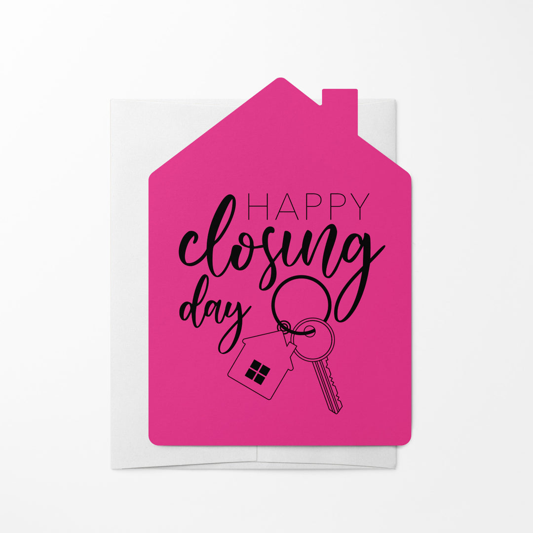 Set of Happy Closing Day Real Estate Agent Greeting Cards | Envelopes Included | 4-GC002