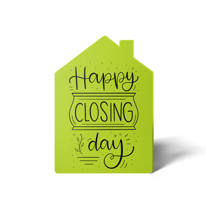 Set of "Happy Closing Day" Real Estate Agent Greeting Cards | Envelopes Included | 40-GC002 Greeting Card Market Dwellings GREEN APPLE