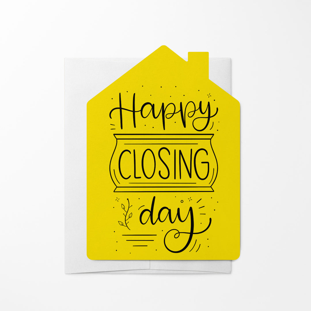 Set of "Happy Closing Day" Real Estate Agent Greeting Cards | Envelopes Included | 40-GC002 Greeting Card Market Dwellings