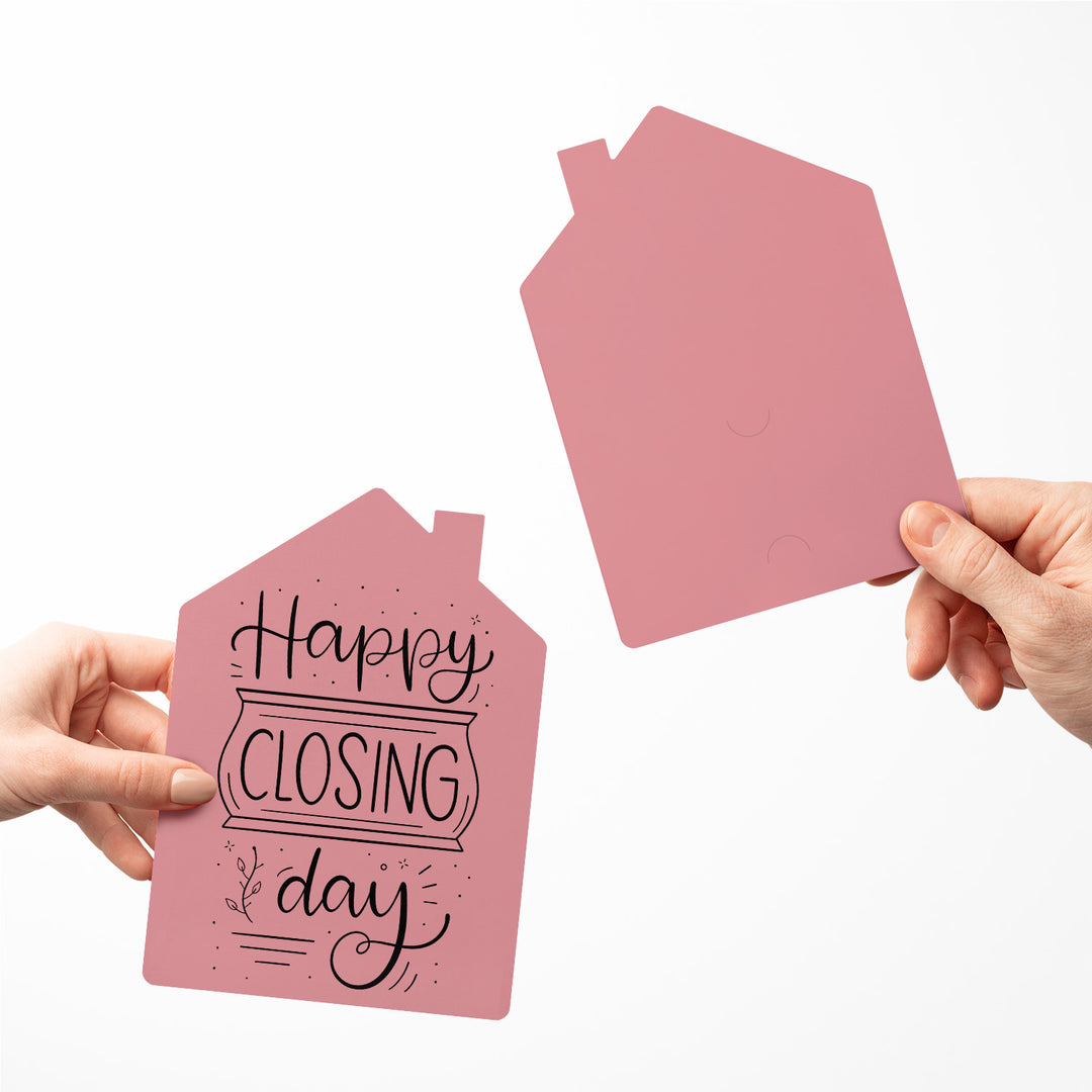 Set of "Happy Closing Day" Real Estate Agent Greeting Cards | Envelopes Included | 40-GC002