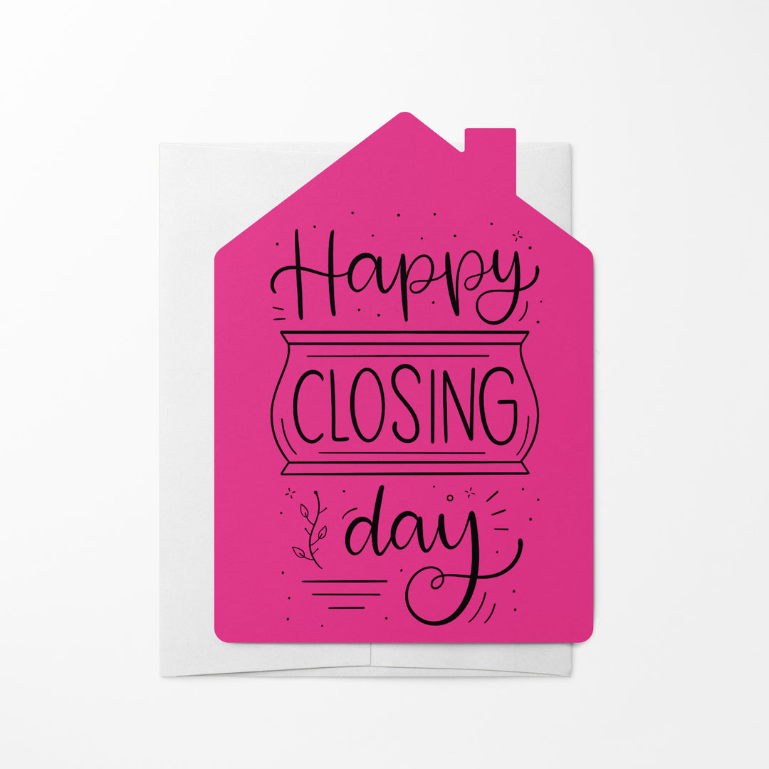 Set of "Happy Closing Day" Real Estate Agent Greeting Cards | Envelopes Included | 40-GC002 Greeting Card Market Dwellings