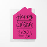 "Happy Closing Day" Real Estate Agent | Real Estate Greeting Cards with Envelopes Greeting Card Market Dwellings