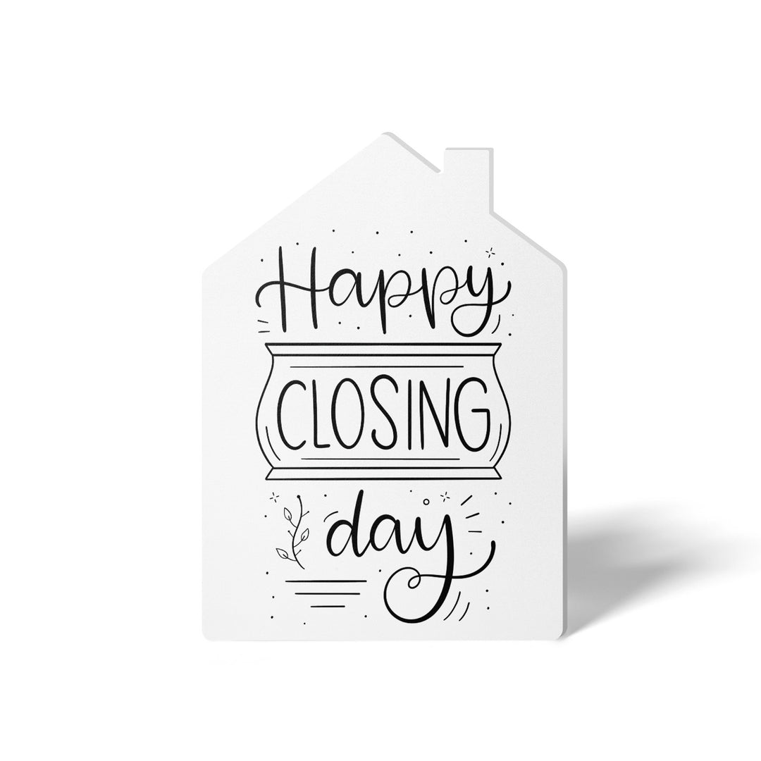 Set of "Happy Closing Day" Real Estate Agent Greeting Cards | Envelopes Included | 40-GC002