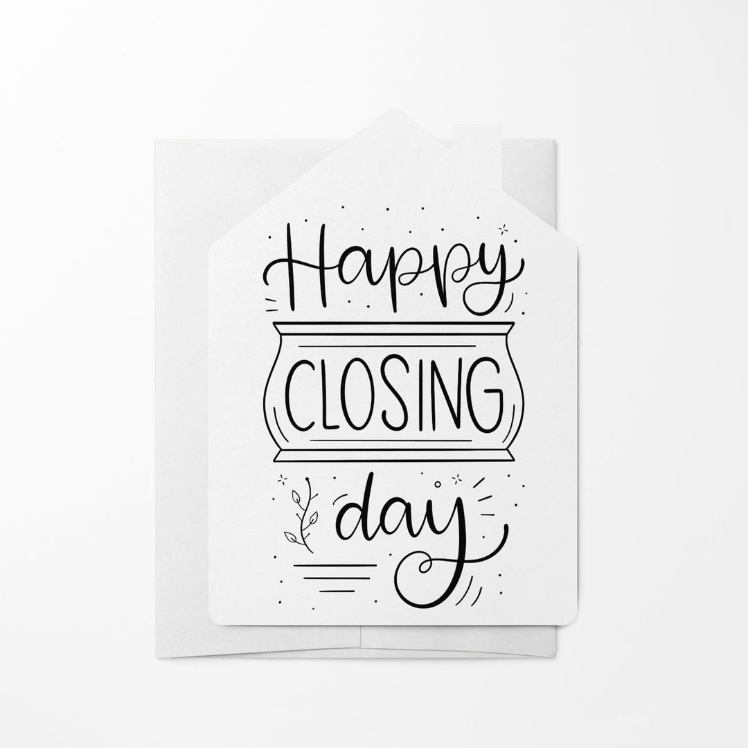 Set of "Happy Closing Day" Real Estate Agent Greeting Cards | Envelopes Included | 40-GC002