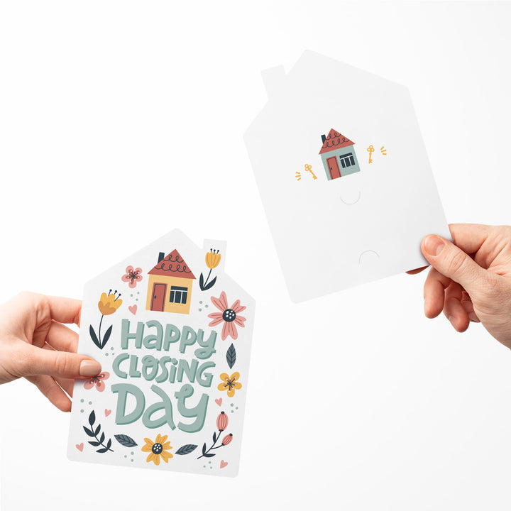 Set of "Happy Closing Day" Real Estate Agent Greeting Cards | Envelopes Included | 41-GC002 Greeting Card Market Dwellings