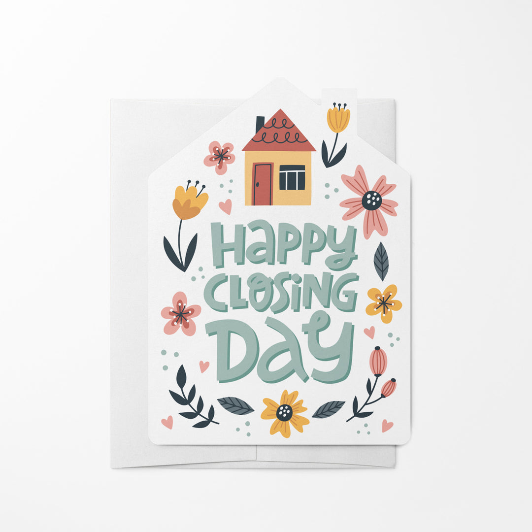 Set of "Happy Closing Day" Real Estate Agent Greeting Cards | Envelopes Included | 41-GC002 Greeting Card Market Dwellings