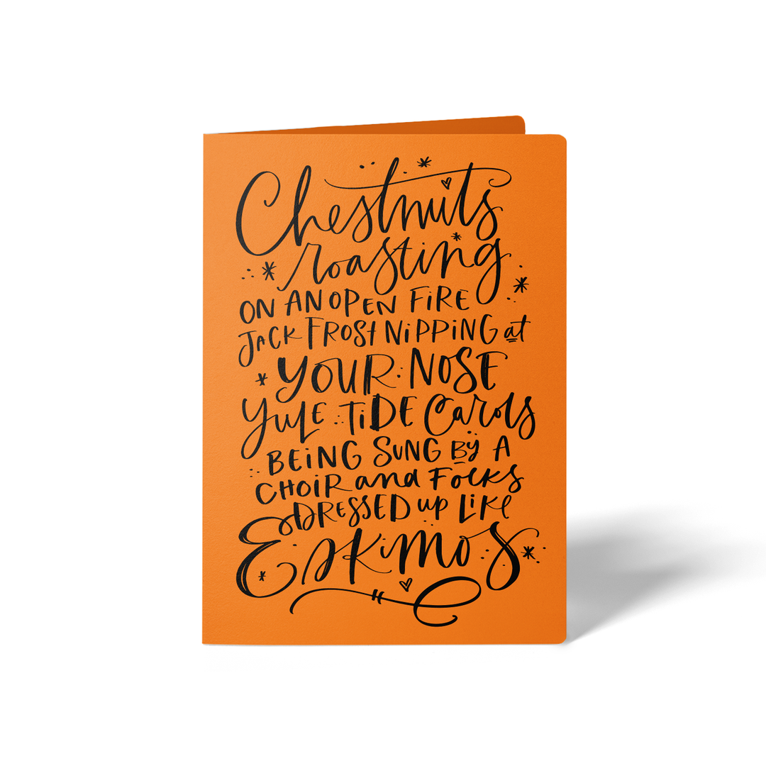 Set of Christmas Carol | Christmas Greeting Cards | Envelopes Included | 42-GC001 Greeting Card Market Dwellings CARROT