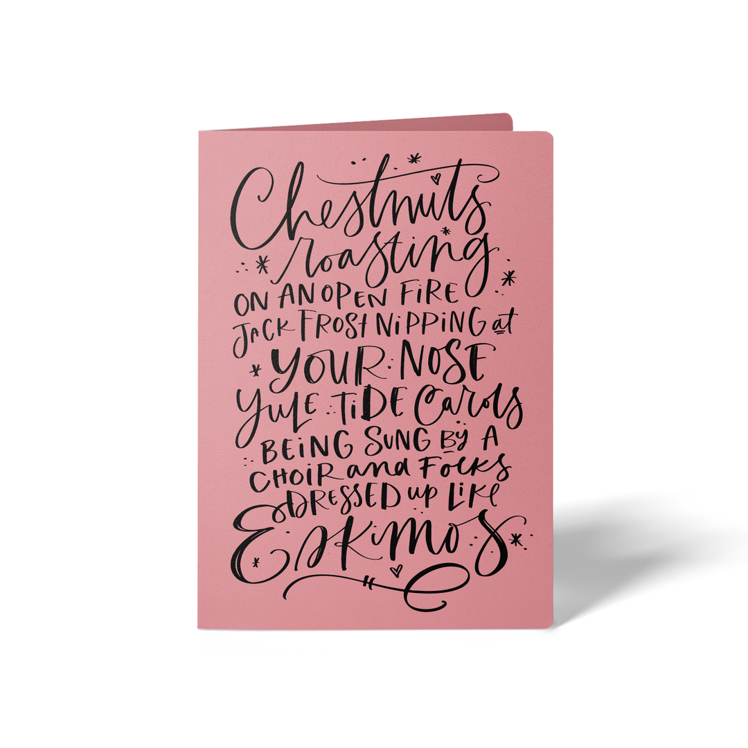 Set of Christmas Carol | Christmas Greeting Cards | Envelopes Included | 42-GC001