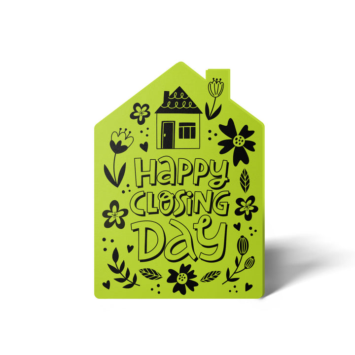 Set of "Happy Closing Day" Real Estate Agent Greeting Cards | Envelopes Included | 42-GC002 Greeting Card Market Dwellings GREEN APPLE