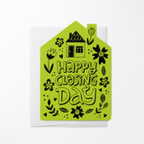 "Happy Closing Day" Real Estate Agent | Real Estate Greeting Cards with Envelopes Greeting Card Market Dwellings
