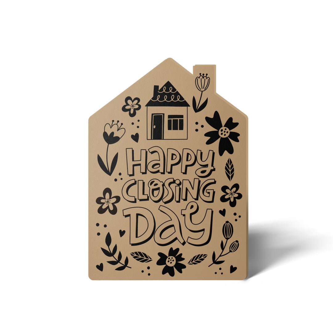 Set of "Happy Closing Day" Real Estate Agent Greeting Cards | Envelopes Included | 42-GC002 Greeting Card Market Dwellings KRAFT