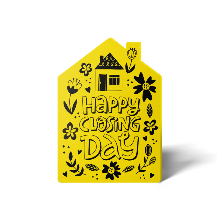 Set of "Happy Closing Day" Real Estate Agent Greeting Cards | Envelopes Included | 42-GC002 Greeting Card Market Dwellings LEMON