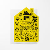 "Happy Closing Day" Real Estate Agent | Real Estate Greeting Cards with Envelopes Greeting Card Market Dwellings