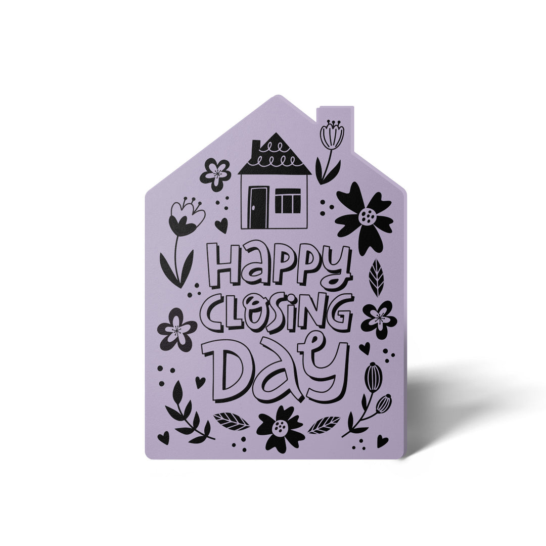 Set of "Happy Closing Day" Real Estate Agent Greeting Cards | Envelopes Included | 42-GC002 Greeting Card Market Dwellings LIGHT PURPLE