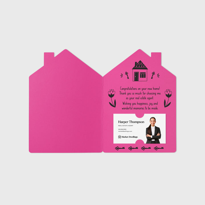 Set of "Happy Closing Day" Real Estate Agent Greeting Cards | Envelopes Included | 42-GC002