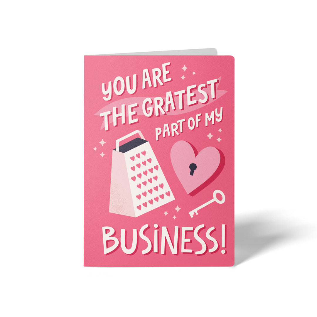 Set of You Are The Gratest Part Of My Business! | Valentine's Day Greeting Cards | Envelopes Included | 45-GC001 Greeting Card Market Dwellings